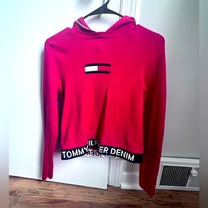 Tommy hilfiger crop  hoodie/sweater